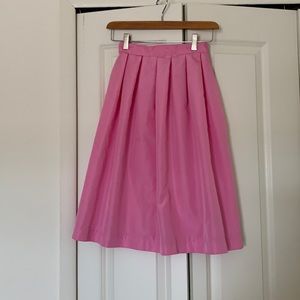 Vintage taffeta pink skirt